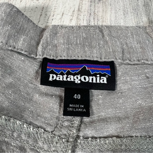 Patagonia Men’s Back Step Organic Cotton Shorts Gray Size 40 - 10in Inseam 57735 - Picture 4 of 8